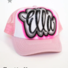 Cap Pink mit Silber Glitzer