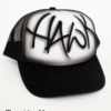 Cap schwarz Graffiti Tag mit Namen Handstyle