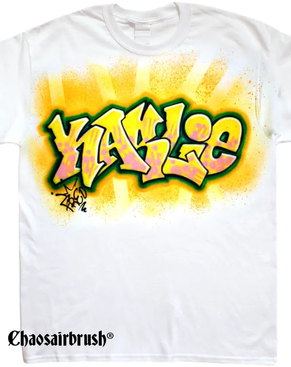 Dipset Yellow T-Shirt Graffiti