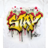 Fat Letter Graffiti Style T-Shirt