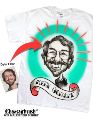 Geschenke für Weihnachten Karikatur vom Foto