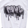Graffiti Bubbles Style Grey T-Shirt