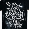 Graffiti Tag Story T Shirt handgemalt mit Namen