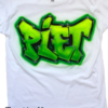 Green! Graffiti T Shirt mit Namen oder Wort