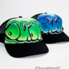 Hip Hop Graffiti Cap schwarz