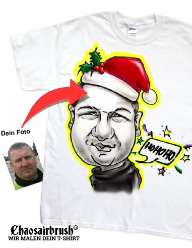 Weihnachtsgeschenk für Papa Karikatur Shirt