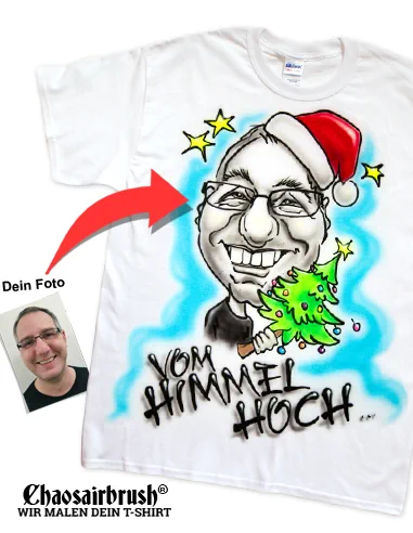 Weihnachtsgeschenkideen Karikatur T-Shirt